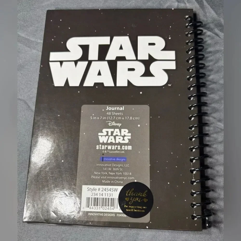 NEW Star Wars Journal 5 x 7 NWT
